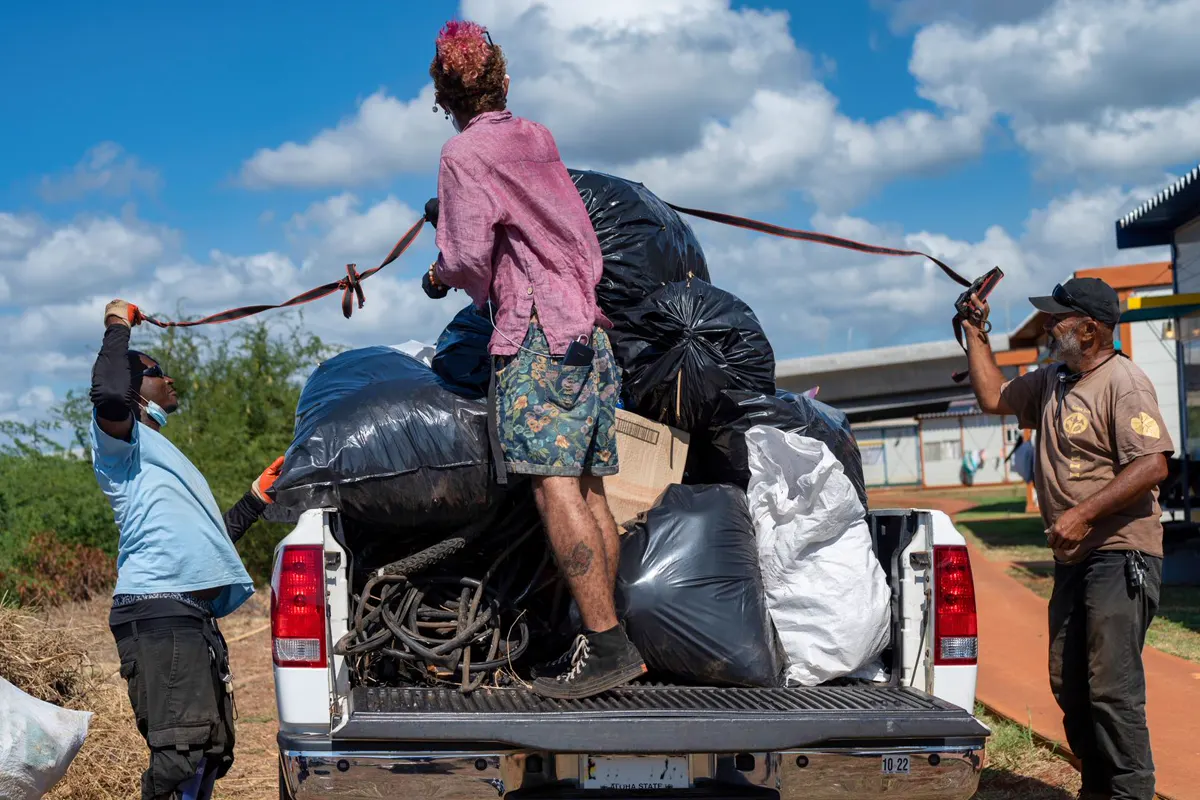Debris removal and property cleanout service