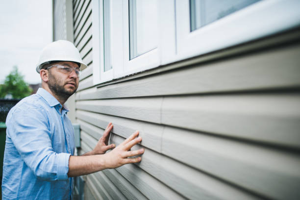 Engineers reviewing property plans