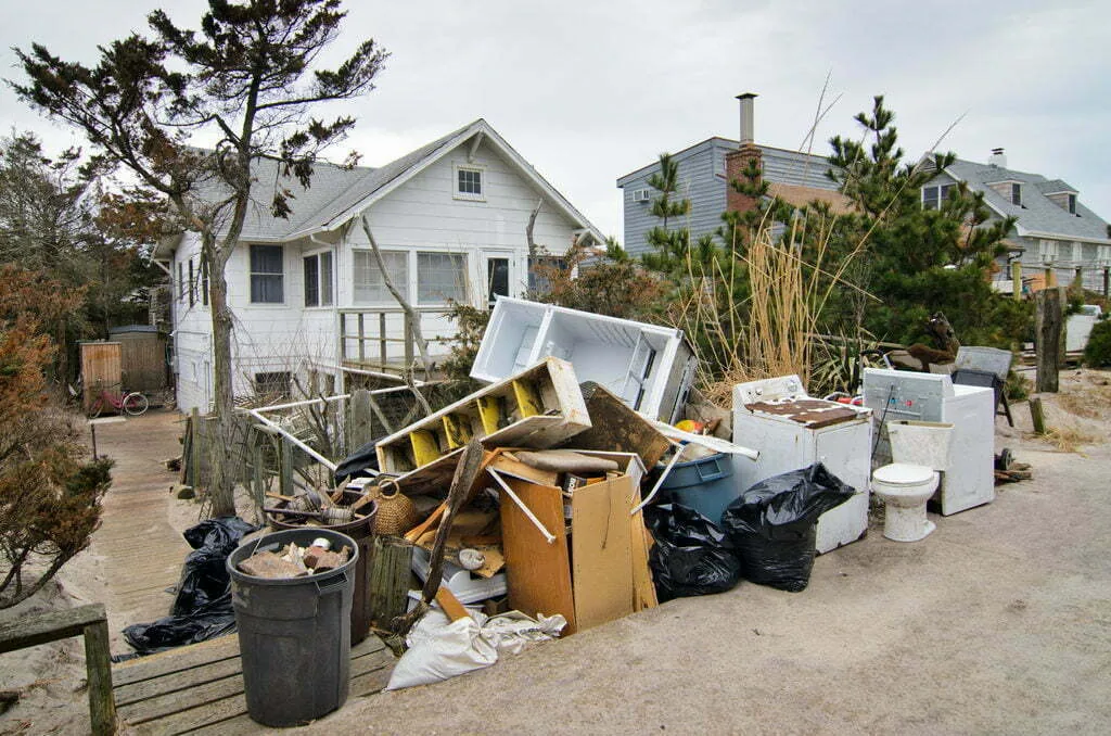 Debris Removal before our crew started