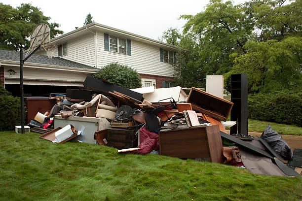 Property Cleanout before our crew started