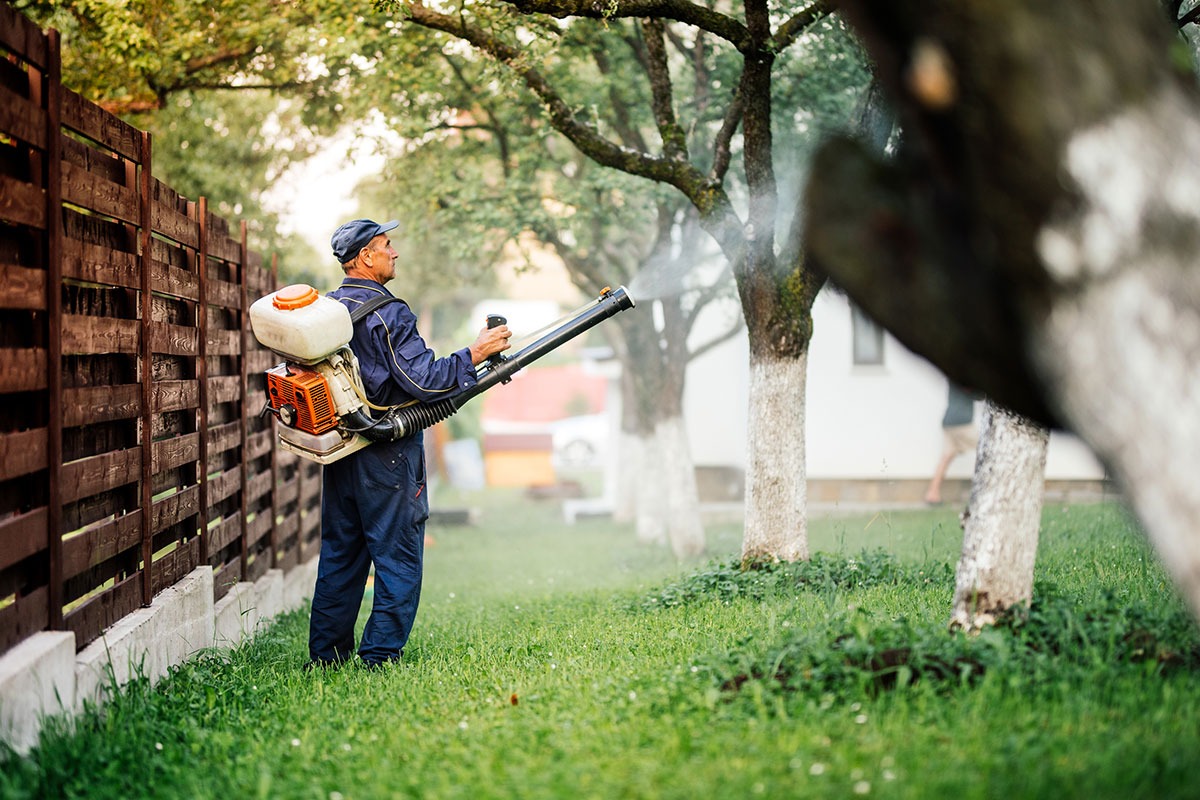 Property preservation tools and equipment on a job site