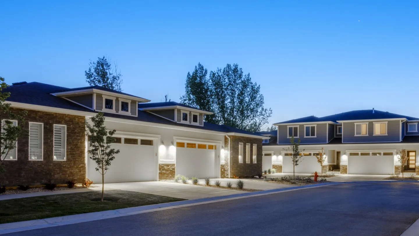 Well-maintained modern property exterior